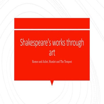 Shakespeare for slide share mf