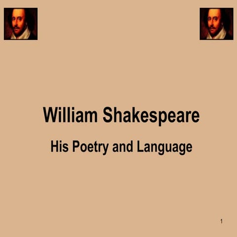 Shakespeare language powerpoint
