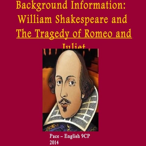 Shakespeare, Renaissance, and R&J PowerPoint