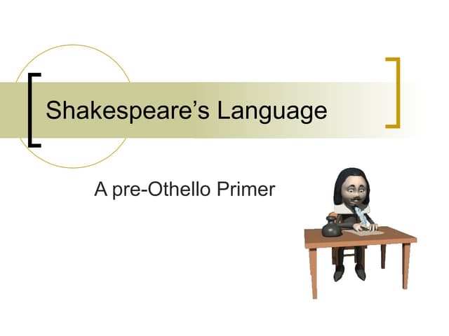 Shakespeare's Language