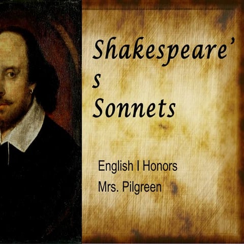 Shakespeare’s sonnets