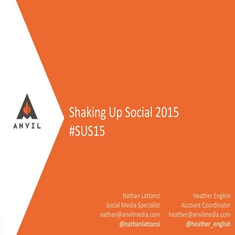 Shaking up Social 2015 Lunch & Learn