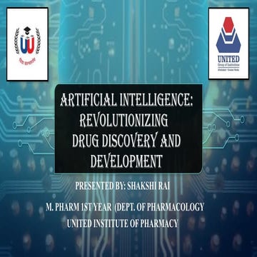 Role of AI in Drug Discovery and Development | PPTX