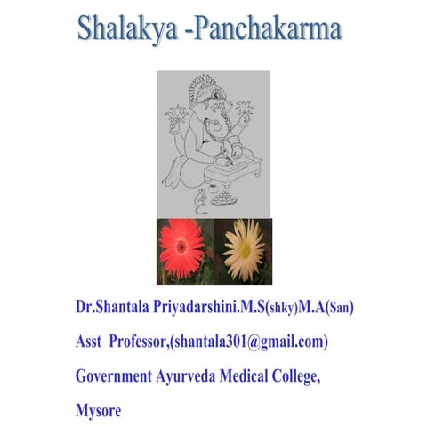 Shalakya  panchakarma