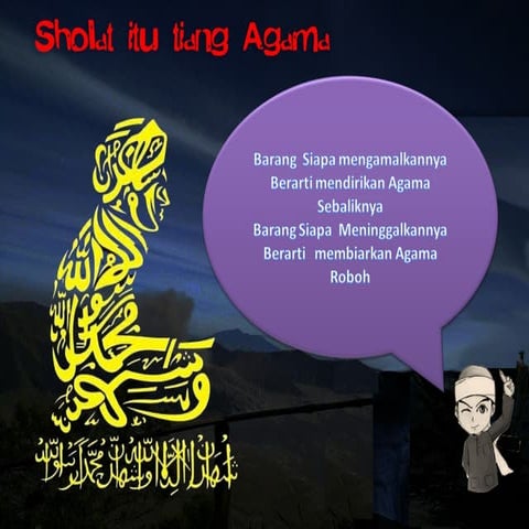 Shalat itu tiang agama