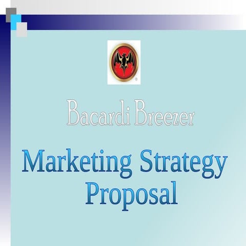 Presentation on Bacardi alcohol beverages