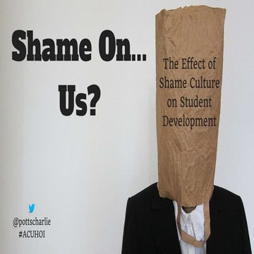 Shame on... Us? ACUHO-I
