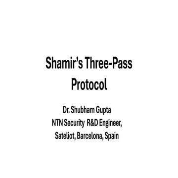 Understanding Shamir’s Three-Pass Protocol for Secure Communication ...
