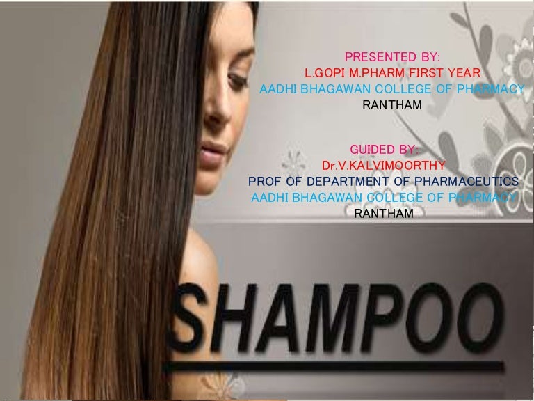 evaluation of shampoo slideshare