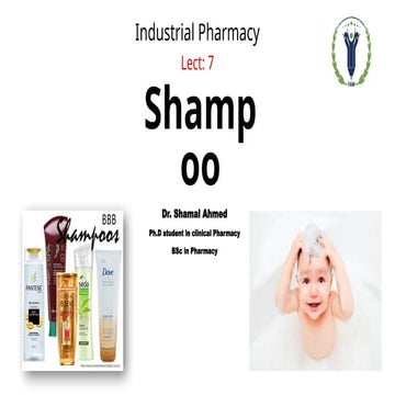 shampoo Industrial Pharmacy quality .pptx