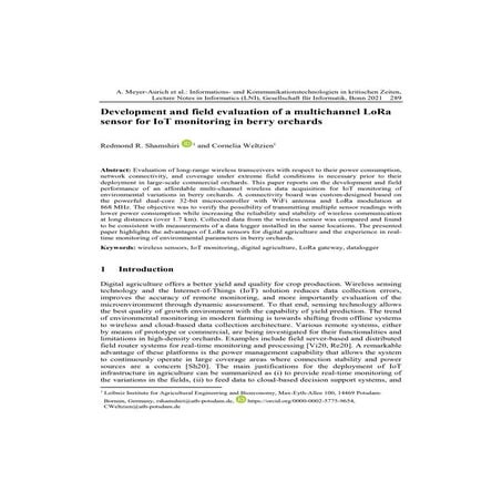 Design and implementation of a LoRa-based system for warning of forest ...