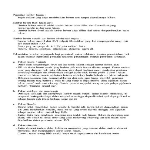 Sumber hukum administrasi negara