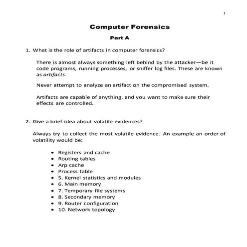 Ethical Hacking And Computer Forensics