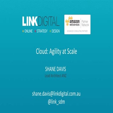 Cloud: Agility at Scale