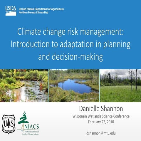 Climate Change Risk Management | PPTX