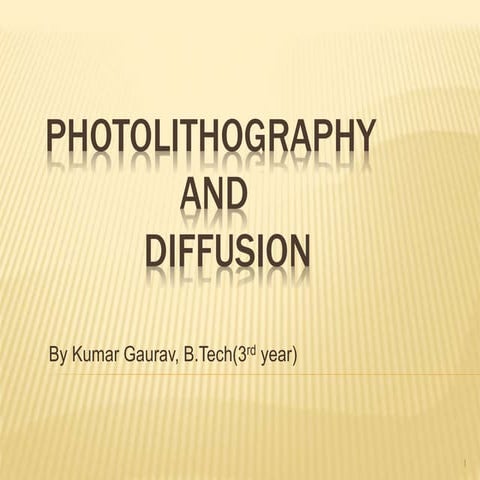 photolithography