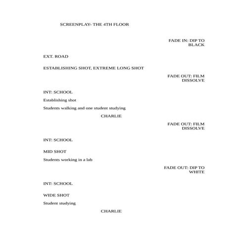 Shan's screenplay