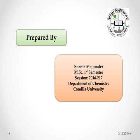 Electroanalytical Methods of analysis