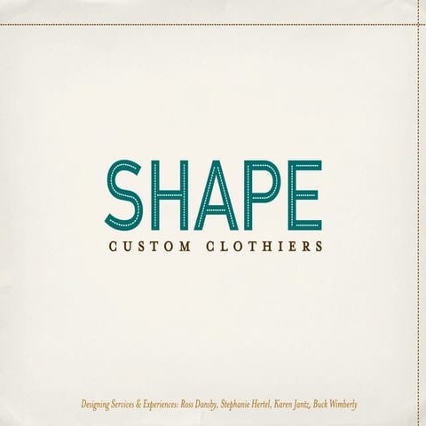 Shape custom clothiers