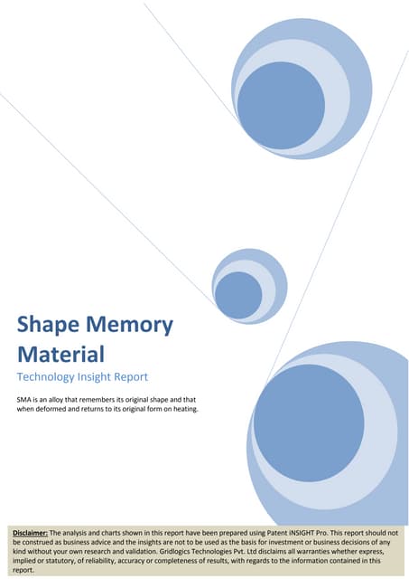 Shape memory alloys | PPTX