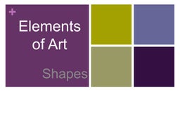 Basic art lesson shape and form | PPT