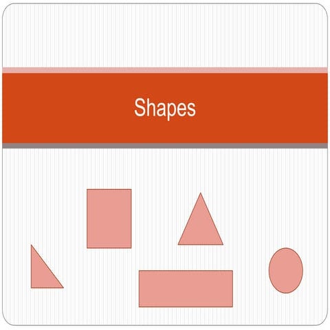 2D shapes