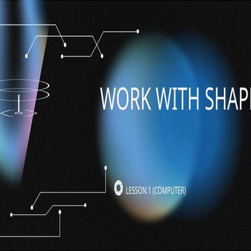 MICROSOFT WORD SHAPES LESSON IN COMPUTER 8