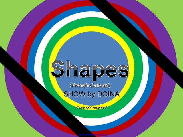 Shapes  French Cancan