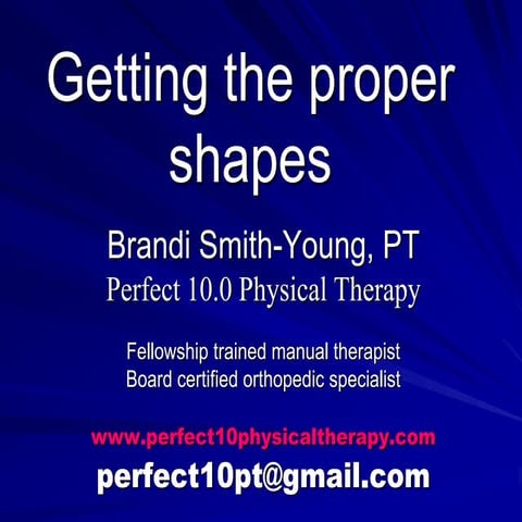 Shapes For Gymnastics