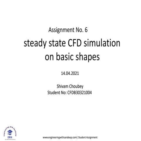 steady state CFD simulation on basic shapes and calculate Cd value