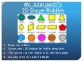 Shape riddles