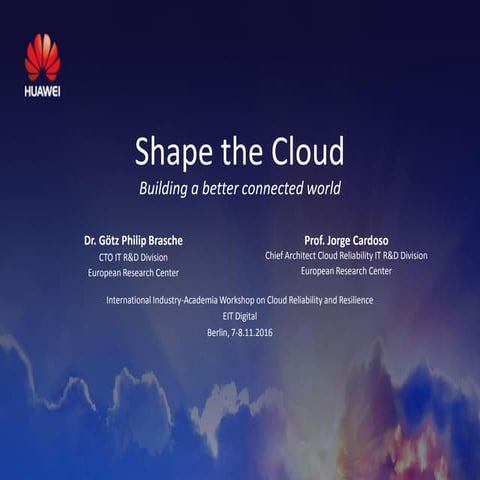 Shape the Cloud