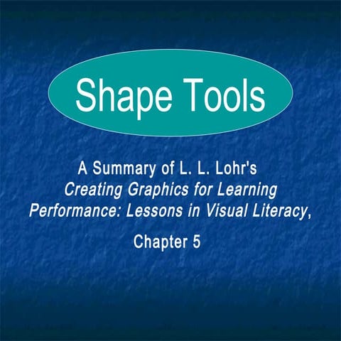 Best communication design practices when using “Shape Tools” for visual prese...