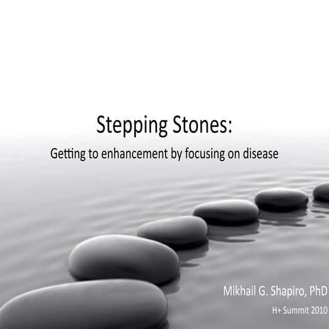 Stepping Stones - Mikhail Shapiro - H+ Summit @ Harvard