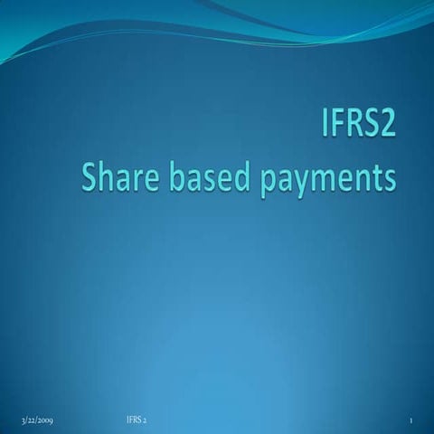 Share Based Payments