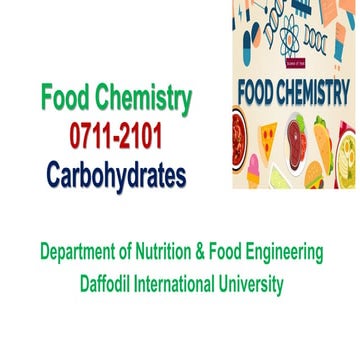 Application of Share Carbohydrates ..................