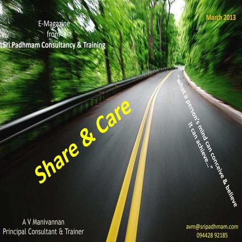 Share & Care March 2013