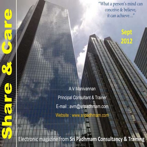 Share & care september 2012