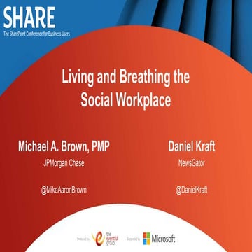 Living and Breathing the Social Workplace