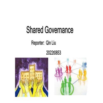 Shared Governance