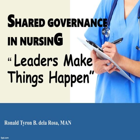 Shared Governance in Nursing 