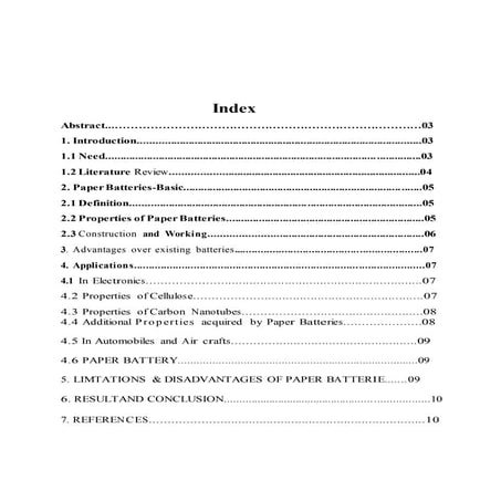 Abstract   PAPER BATTERY-A PROMISING  ENERGY SOLUTION
