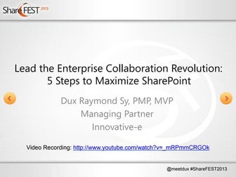 5 Steps to Maximize SharePoint