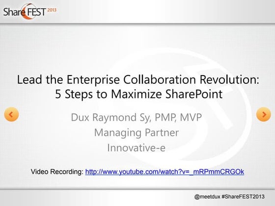5 Steps to Maximize SharePoint