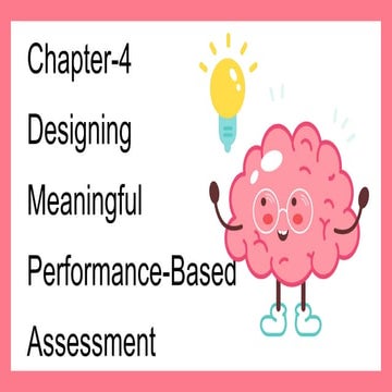 Types of performance tasks | PPTX
