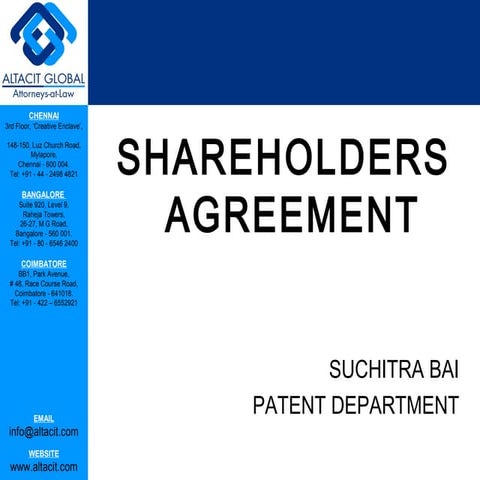 Shareholders agreement