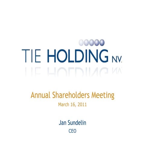 Shareholders meeting march 16 2011