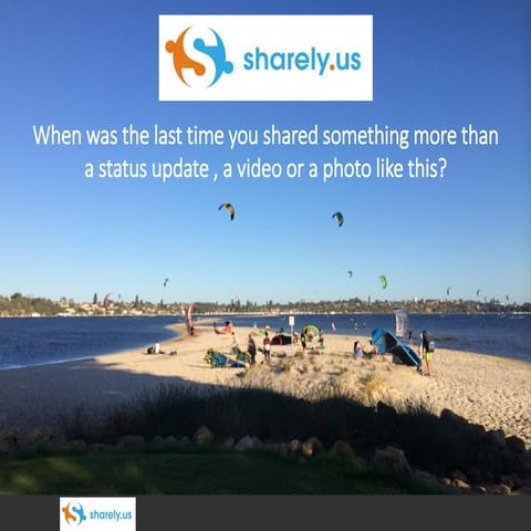 Sharely - Join The Sharing Revolution Pitch Deck | PDF