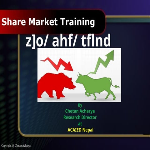 Share Market Training. Nepal stock Training pptx