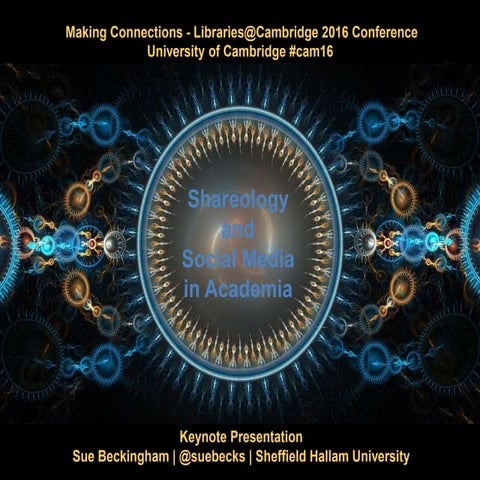 Shareology and Social Media in Academia